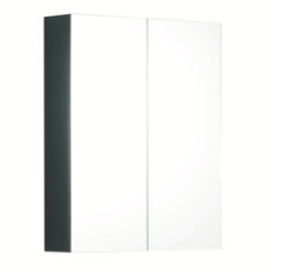 KDK 600mm Mirror Cabinet Dark Grey